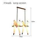 LED Branch Pendant Light: Modern Paper Bird Indoor Lighting by Ljojo