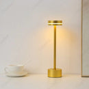 Ljojo LED Table Lamp: Rechargeable Touch Three-tone Lighting for Home and Decor