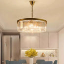 Ljojo Modern Luxury Crystal Black/golden Pendant Light Chandelier - Room Decor Bedroom Restaurant
