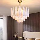 French Marble Pendant Light LED Chandelier Modern for Living Dining Bedroom by Ljojo