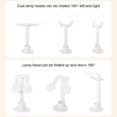 LED Table Lamp Touch Dimmable USB Rechargable Dormitory Bedroom Reading Eyes Protection Desk Lamp by Ljojo