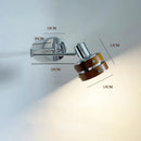 French Style Wood Wall Lamp Folding Arm Sconces for Home Decor Bedroom Lighting by Ljojo
