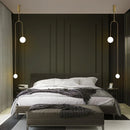 Ljojo Minimalist Line LED Pendant Light for Living Room and Bedroom