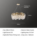 Crystal Pendant Lamp French Bedroom Lighting New High-end Light Luxury Indoor Restaurant Lighting