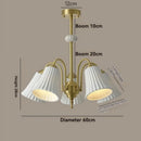 Ceramic Chandelier: Elegant American Master Bedroom Light by Ljojo