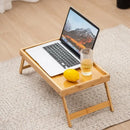 Bamboo Mini Dining Table for Breakfast & Dessert, Ljojo Living Room Bedroom Essential