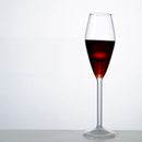 Ljojo 3D Diamond Rose Red Flower Champagne Flute 220ml Glass Cup