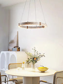 Nordic Wabi Sabi Living Room Pendant Light - Retro Luxury Ring Stone Lamp by Ljojo