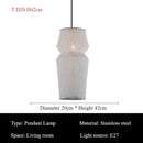 Italian Pendant Lights Stainless Steel Chandeliers for Living Room by Ljojo