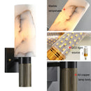 Ljojo Marble Wall Lamp: Luxury E27 Lights 15.7" for Living Room, Bedroom & Corridor