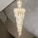 Ljojo Luxury Crystal Chandelier for Villa Hotel Duplex Building