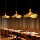 Bamboo Wood Rattan Chandelier Pendant Light for Stylish Living Room Decor by Ljojo
