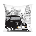 Ljojo London Guard Street Scene Cushion Cover - Cute Cartoon Design