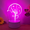 3D Ballet LED Table Lamp for Bedroom & Living Room Decor | Unique Gift for Girls - Ljojo