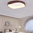 Nordic Wood Grain LED Ceiling Light for Living Room Dining Room Table - Ljojo