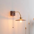 Ljojo LED Wall Sconce Pull Chain Switch Modern Style Nordic Mirror Light Fixtures