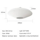 Ljojo Wabi Sabi UFO Styling Fabric Led Ceiling Chandelier | Modern Round Home Decor Lights