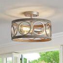 LED Industrial Iron Chandelier Lamp Home Decor Living Room Bedroom Ljojo