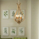 American All-copper LED Pendant Chandelier for Hotel Villa, Classical Art Lighting by Ljojo