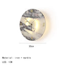 LED Marble Wall Lamp Natural Stone Indoor Lighting Fixture for Bedroom Dining Room by Ljojo