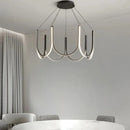 LED Hanging Lamp Modern U Shape Metal Stylish Minimalist Chandelier by Ljojo