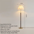 Ljojo Luxury Floor Lamp: American Retro Art LED Standing Light for Living Room