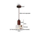 Ljojo Milky White Resin LED Pendant Light for Home Decor