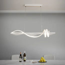 Ljojo Modern Fishing Line Chandelier LED Pendant Light Stylish Dining Room Fixture