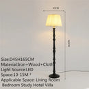 Ljojo Luxury Floor Lamp: Retro Art LED Standing Light for Living Room, Bedroom, Study