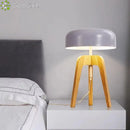 Ljojo Wabi-sabi Solid Wood LED Floor Lamp for Bedroom Home Decoration Chandelier