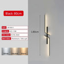 Ljojo Modern LED Strip Wall Lamp Minimalist Creative Bedroom Decorative Wall Light