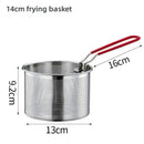 Ljojo 304 Stainless Steel Frying Mesh Basket for Cooking and Oil Draining