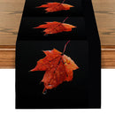 Ljojo Maple Leaf Table Runner for Dining Wedding Holiday Party Decor