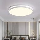 Macaron LED Ceiling Light: Modern Wood Grain Room Decor - Remote Dimming Ljojo