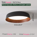 Ljojo LED Ceiling Light: Nordic Minimalist Remote Control Chandelier