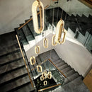 Ljojo Modern Aluminum LED Pendant Light for Home Office Staircase