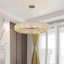 Ljojo Luxury Loft Chandelier: Modern Crystal Pendant Lights for Living Room.