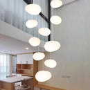 Ljojo LED Pendant Light Chandeliers for Living Room Staircase Indoor Lighting