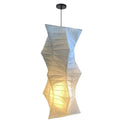 Ljojo Akari Rice Paper Cage Pendant Light Japanese Style Chandelier Home Decor LED Lamp