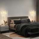 Ljojo Luxury Gold Crystal Wall Lamp for Living Room Bedroom Kitchen Stairs