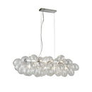 Bubble Glass LED Hanging Chandelier Lighting for Living Room Home Decor by Ljojo
