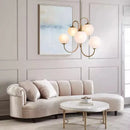 Modern Glass Ball LED Pendant Light Chandelier for Living Room by Ljojo
