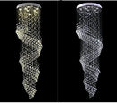 Ljojo Luxury Spiral Crystal Chandelier for Modern Interior Design