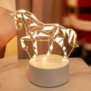 3D Horse Night Light | Creative Bedroom & Desktop Atmosphere Light | Room Decoration Night Light by Ljojo