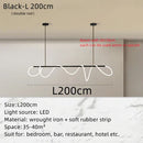 Ljojo LED Tube Ceiling Chandelier Pendant Light for Dining & Living Room