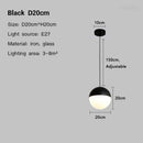 Modern LED Pendant Lights Luxury Glass Stone Lamps for Living Room Home Decoration Chandeliers by Ljojo.