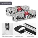 Ljojo Mickey Minnie Pencil Case Pouch for Students - Large Storage Zipper Stationery