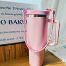 Ljojo 30/40 oz Silicone Tumbler Handle - Portable Cup Strap for Stanley Cup