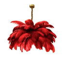 Modern Feather Pendant Light LED Chandelier Nordic Living Room Dining Room Home Decoration - Ljojo