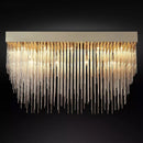 Gold LED Chandelier Light Crystal Luxury Large Lamp for Living Room by Ljojo